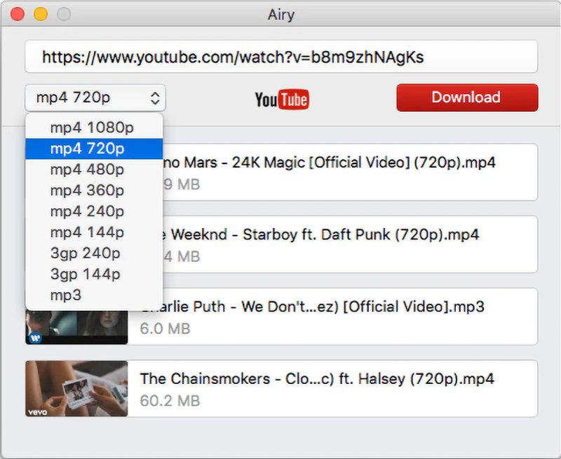 Airy 轉 YouTube MP3 Mac