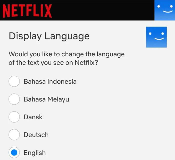 手機修改 Netflix 介面顯示語言
