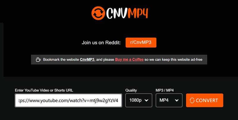 CNVMP4 線上下載 YouTube 影片至 Mac