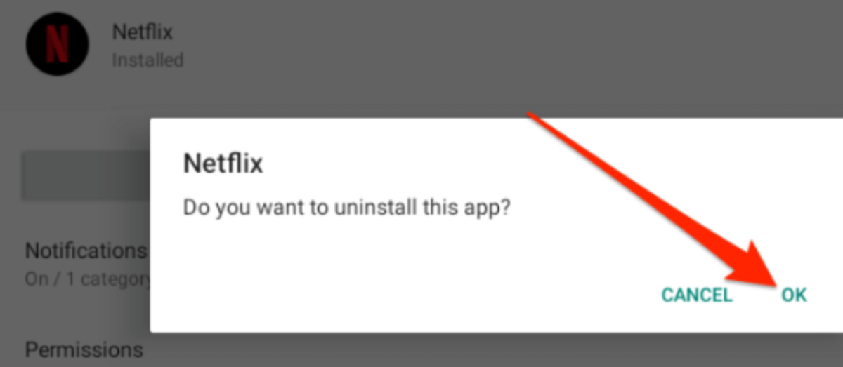 解除安裝 Netflix APP