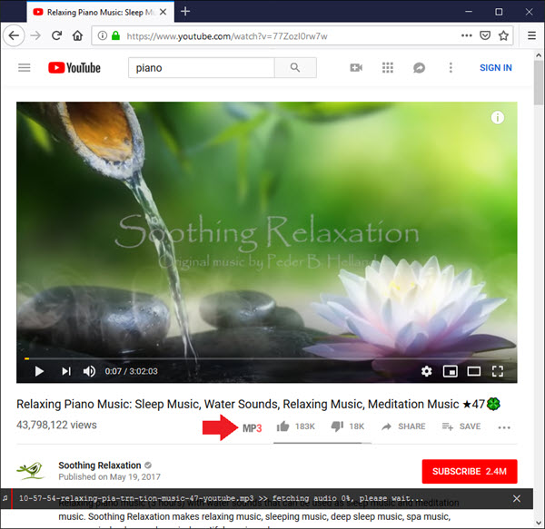 Firefox 外掛下載 YouTube 音樂到電腦